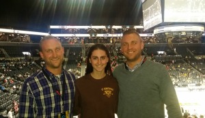 Three Bonnies at the A10 Tournament in Brooklyn. 